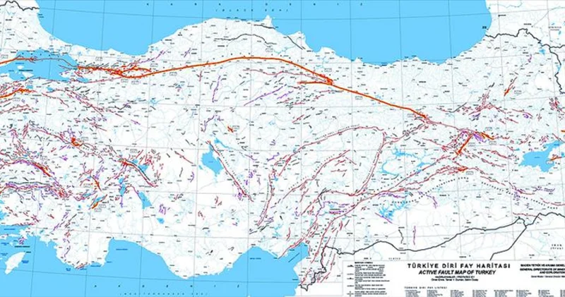 2026 MTA diri fay hattı haritası: Yaşadığım ilde fay hattı var mı, evim deprem açısından riskli bölgede mi?