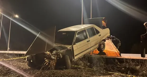 Konya haberleri Yola çıkan domuz sonu oldu: Konya da takla atan araba şarampole yuvarlandı 22 Ocak 2026