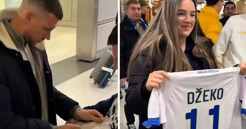 Dzeko dan Fener taraftarını duygulandıran hareket