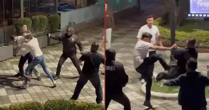 İki grup arasındaki kavgaya bekçiler havaya ateş açarak müdahale etti; 2 gözaltı