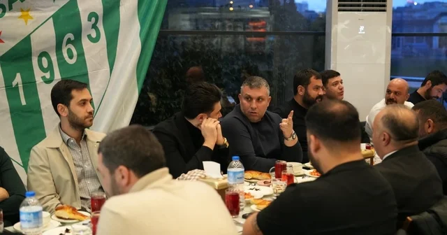 Bursaspor ve MKE Ankaragücü iftar sofrasında buluştu Bursa Haberleri