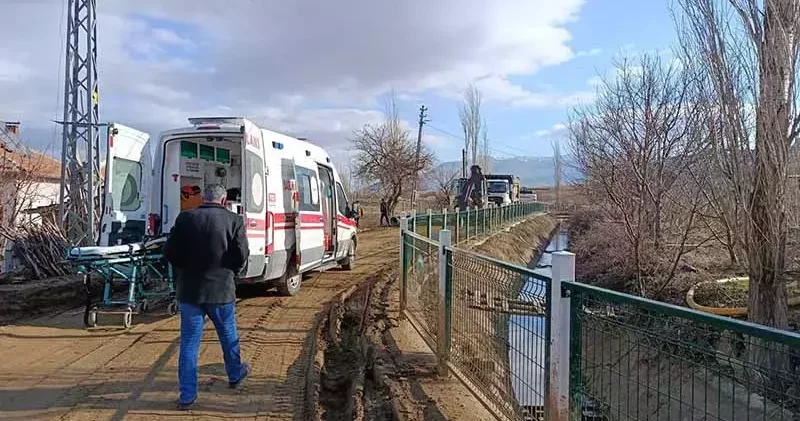 Malatya da altyapı çalışmaları sırasında göçük; 2 yaralı