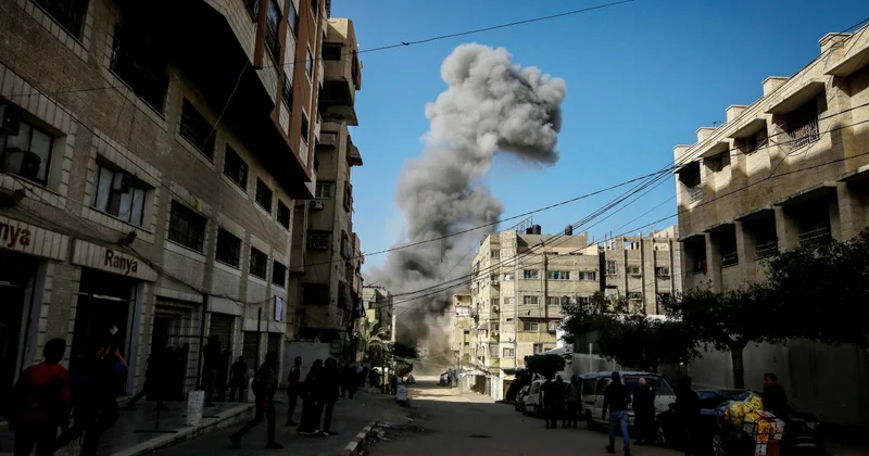 Katil İsrail ordusu ateşkese rağmen Gazze’nin çeşitli bölgelerine saldırılar düzenledi