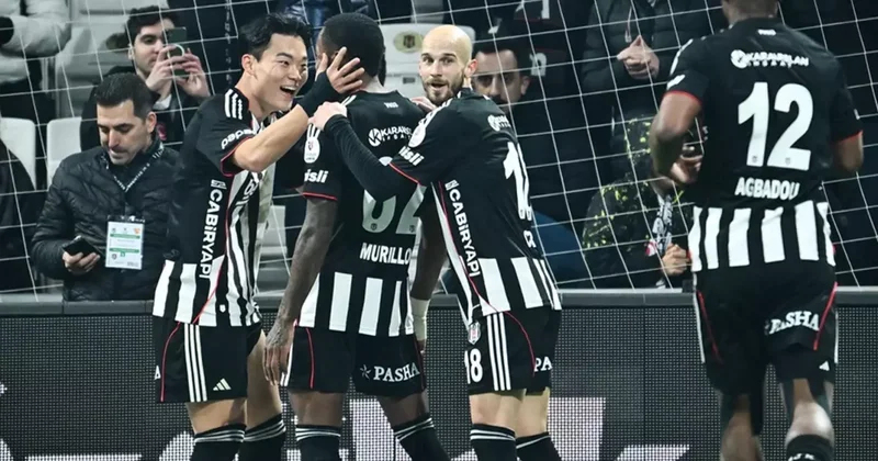 Kritik bir galibiyet daha! Beşiktaş, Göztepe ye gol oldu yağdı