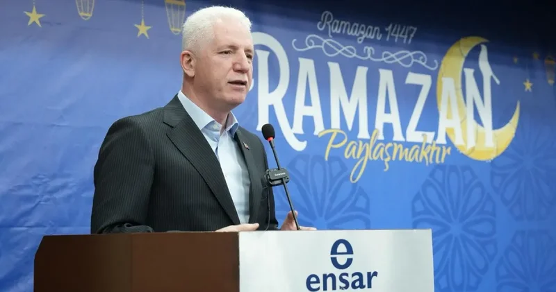 Davut Gül Ensar Vakfı nın iftarına katıldı: Valilik paylaştı