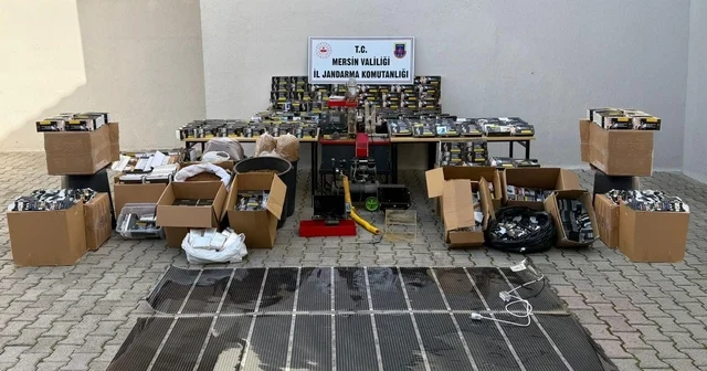 Mersin de evinde kaçak sigara üretimi yapan şüpheli gözaltına alındı Mersin Haberleri