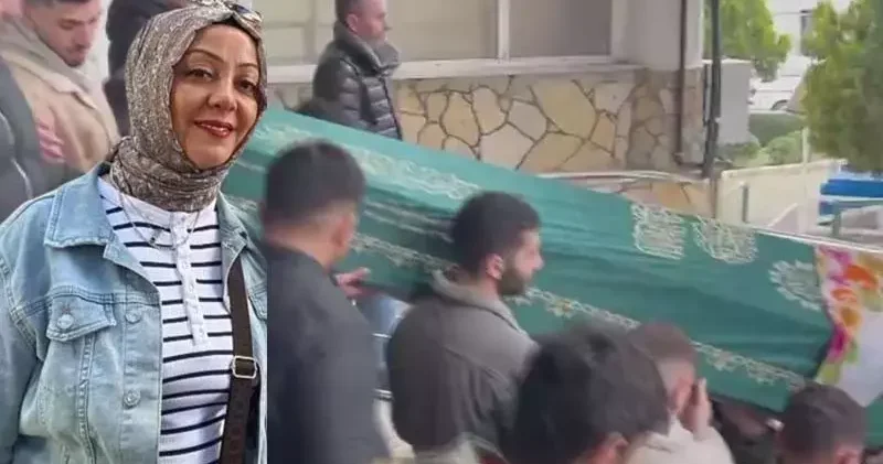 Çatalca da eşi tarafından öldürülen Gülten, son yolculuğuna uğurlandı