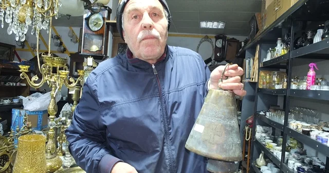 Burhaniye de 209 yıllık deve çanı görücüye çıktı Balıkesir Haberleri