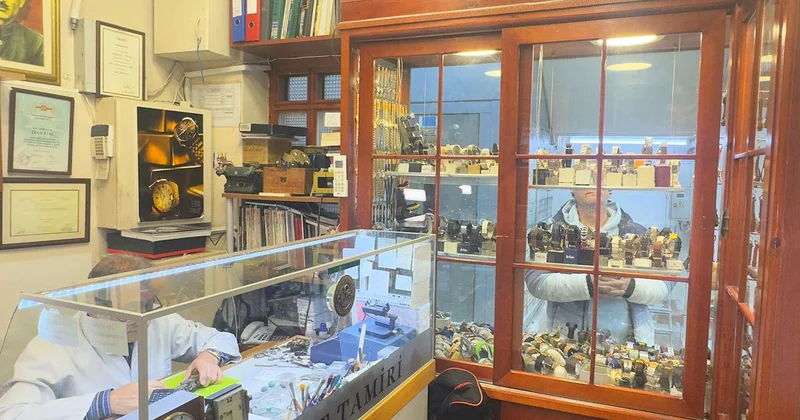 Lüks saatlerin tamir merkezi: İstanbul