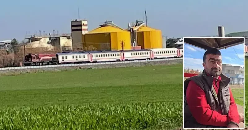 Diyarbakır’da trenin çarptığı yaya öldü