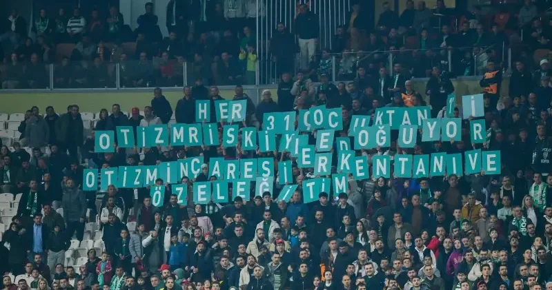 Konya’da tribünlerden güçlü mesaj: Otizm için tek yürek oldular Diğer Haberleri