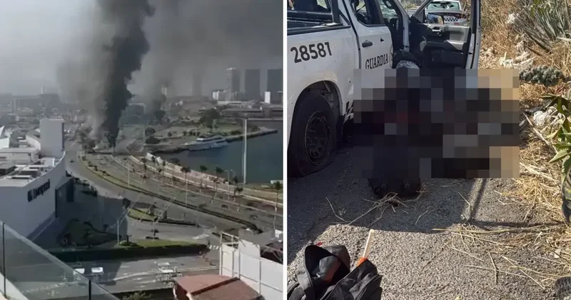 Ordu ile kartel üyeleri arasında çatışmaların yaşandığı Meksika dan ilk görüntüler