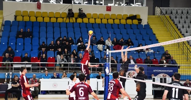 Afyonkarahisar da voleybol finali tamamlandı Afyonkarahisar Haberleri