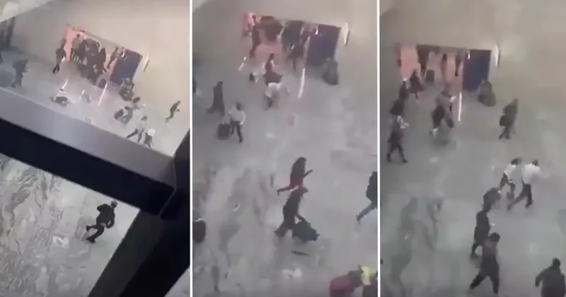 Çetenin gözü döndü! Havalimanını böyle bastılar