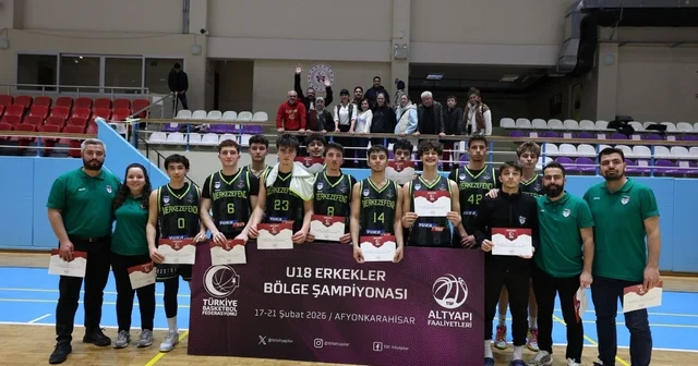 Merkezefendi Belediyesi U18 Erkek Basketbol Takımı Afyonkarahisar da namağlup şampiyon oldu Denizli Haberleri