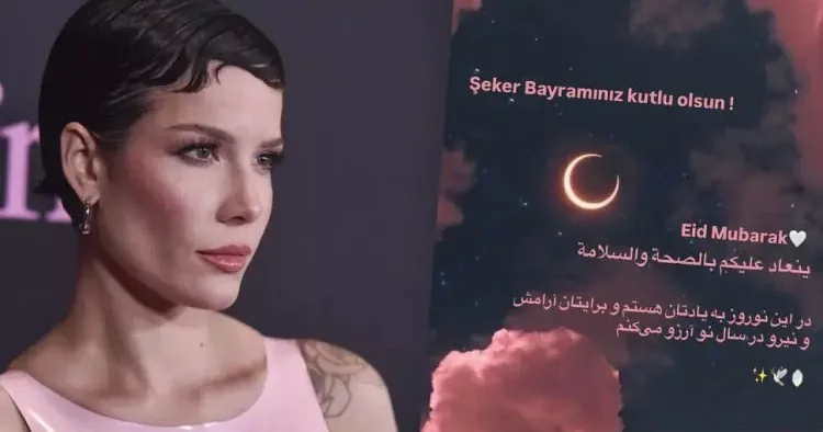 Dünyaca ünlü yıldız Halsey den Türkçe bayram mesajı!
