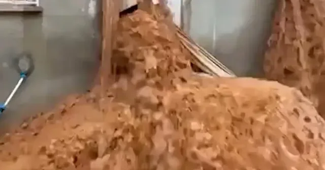 Şanlıurfa da sel suları evin içinden aktı VİDEO İZLE