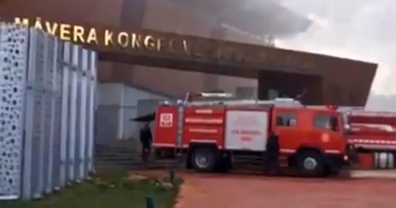 Gaziantep te Mavera Kongre Merkezi nde Yangın