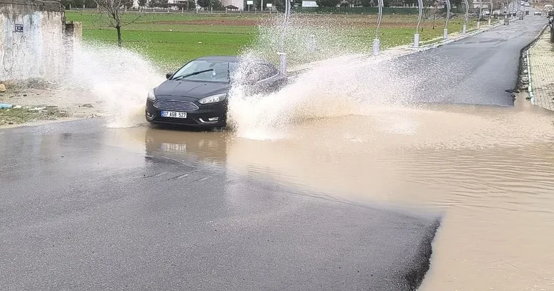 Gercüş’te şiddetli yağış ve fırtına