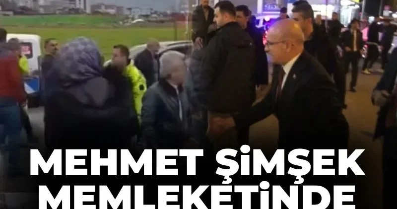 Mehmet Şimşek bayram ziyaretine gittiği memleketinde yuhalandı