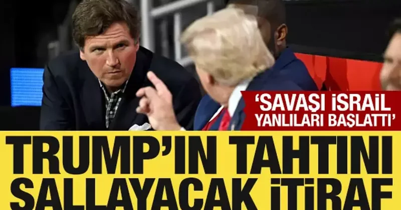 ABD li gazeteciden Trump ın tahtını sallayacak itiraf: Savaşı İsrail yanlıları başlattı