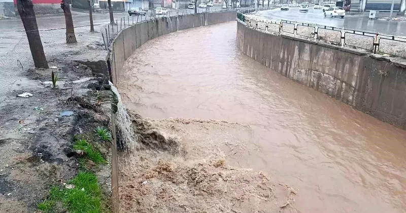 Şanlıurfa da sağanak yağış sele dönüştü, ev ve oteli su bastı