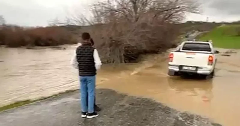 Lice de Şiddetli Yağış Hayatı Durdurdu
