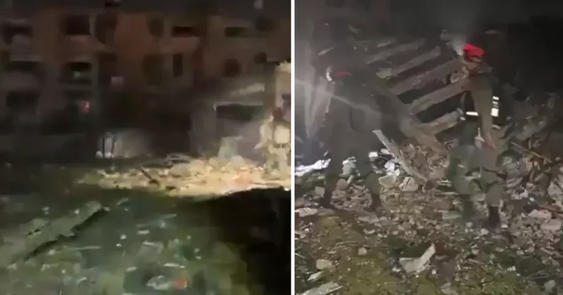 İran ın misillemesi sonrası İsrail in Dimona kentinde meydana gelen yıkım görüntülendi