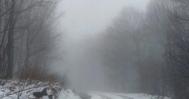 Erdek in yüksek kesimlerinde kar etkili oldu Balıkesir Haberleri