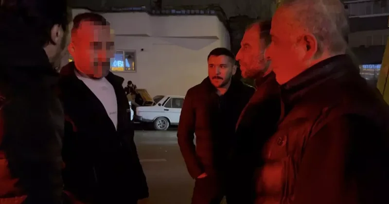 Alkollü sürücü ortalığı karıştırdı: Vatandaşı polis sandı, araç sahiplerini teselli etti