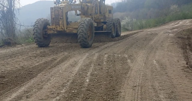 Yığılca da asfalt öncesi çalışmalar hızlandırıldı Düzce Haberleri