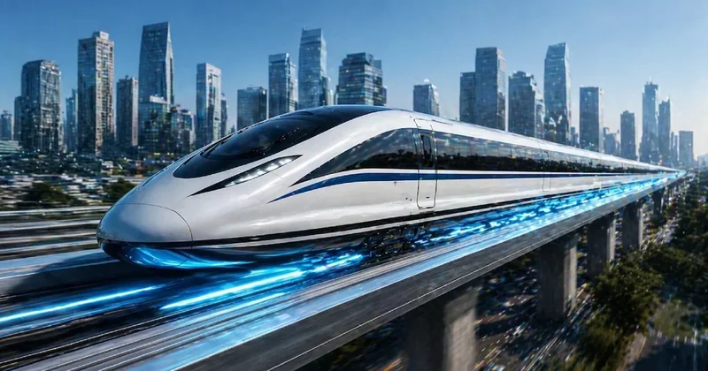 500 km/s hızla seyahat süreleri kısalacak: Manyetik raylı tren dönemi başlıyor Sözcü Gazetesi