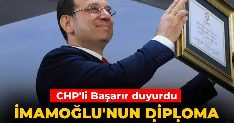 İmamoğlu nun diploma davasına bakan İstinafın hakimi Bursa ya yollandı! CHP li Başarır duyurdu