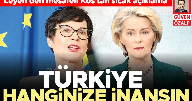 Leyen’den mesafeli Kos’tan sıcak açıklama! AB’den Türkiye’ye çifte mesaj
