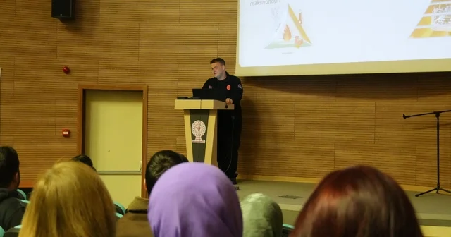 Düzce de sağlıkçılara yangın eğitimi Düzce Haberleri