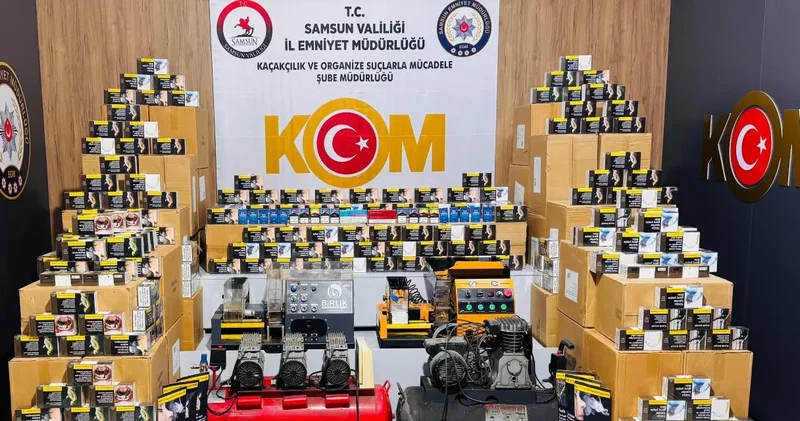 Gizli bölme deşifre edildi! 1 milyondan fazla makaron çıktı