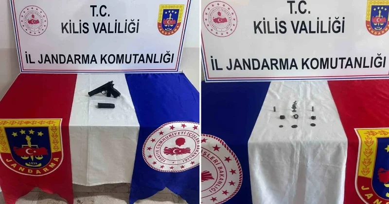 Kilis’te tarihi eser ve silah operasyonu Kilis Haberleri