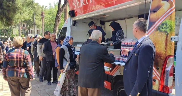 Denizli de şehit ve gaziler için 2 bin kişilik hayır Denizli Haberleri