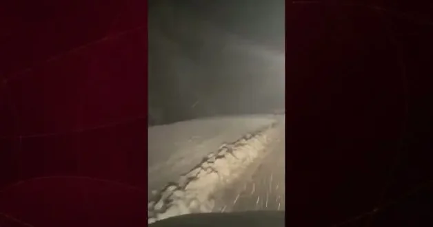 Nisan da yoğun kar: Köse Dağı geçidi kapandı