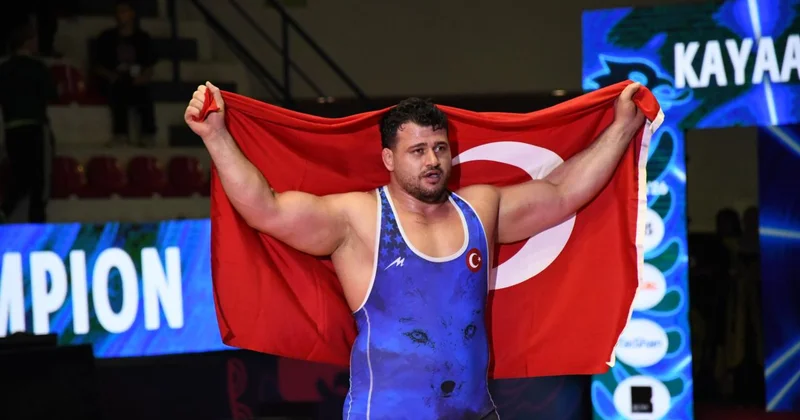 Milli güreşçi Rıza Kayaalp e tebrikler art arda geldi