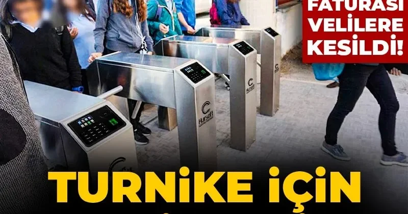 Okullardaki güvenliğin faturası velilere kesildi! Turnike için para istediler