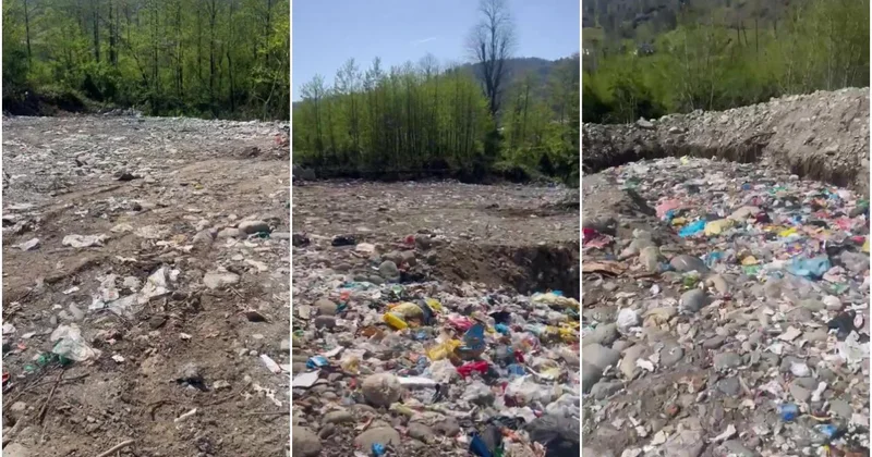 Rize de açık alana çöp döken Fındıklı Belediyesine 2,3 milyon lira ceza