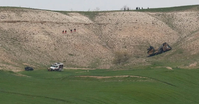 Kaza kırıma uğrayan helikopterdeki 5 personelin sağlık durumu iyi