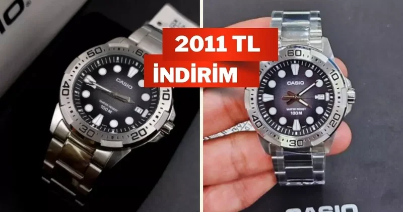 Tarzını konuşturmak isteyenler buraya: Casio saatte beklenen indirim geldi