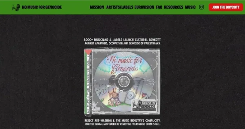 Sanatçılardan Eurovision’da İsrail’i boykot çağrısı: Soykırıma müzik yok