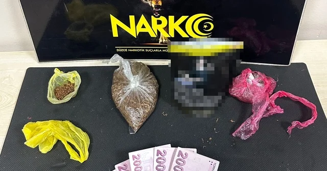 Polisin takibi sonucu yakalanan uyuşturucu satıcısı tutuklandı Düzce Haberleri
