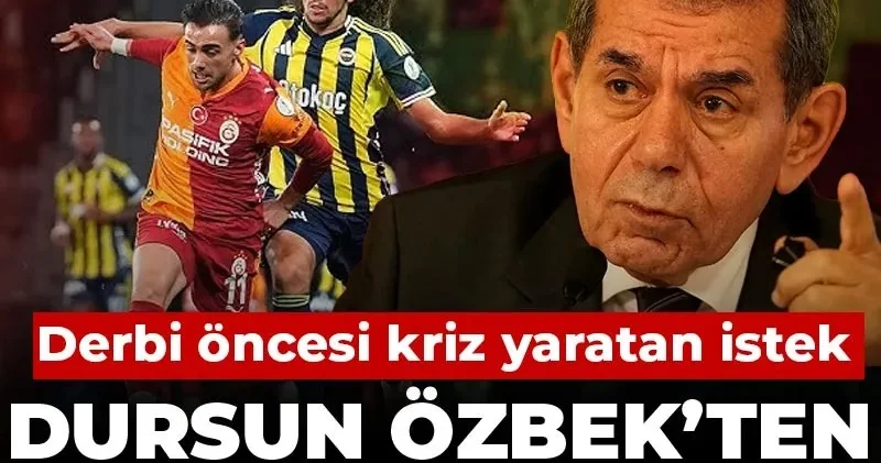 Dursun Özbek çileden çıktı