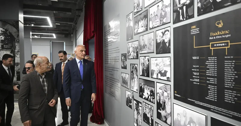 Kültür ve Turizm Bakanı Ersoy, Fuadname sergisinin açılışına katıldı