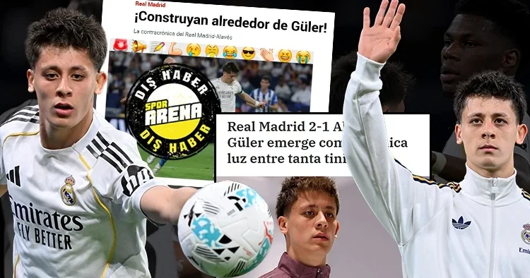 Real Madrid in galibiyetine Arda Güler damgası! İspanyollar hayran kaldı: Türk oyuncu bir altın madeni! Karanlığın ortasındaki ışık