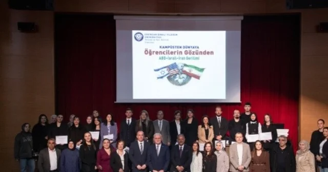 EBYÜ de ABD İsrail İran Gerilimi paneli düzenlendi Erzincan Haberleri